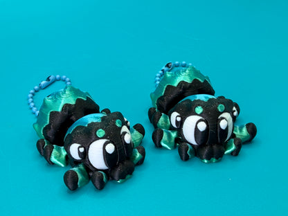 Jumping Spider Keychain