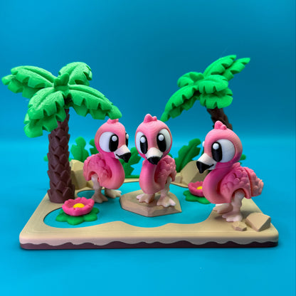 Flamingo Fidget Toy Playset