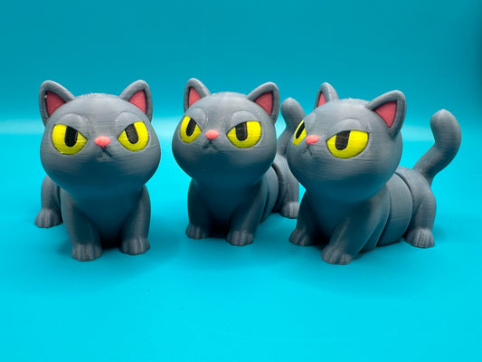 Fidget Cat Desk Pet | 3D Printed