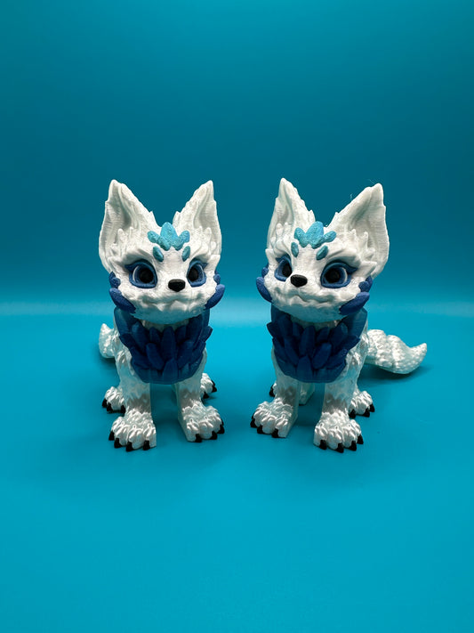 Glacial Fox | Arctic Fox | 3D Print