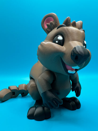 Flexi Quokka 3D Printed Animal