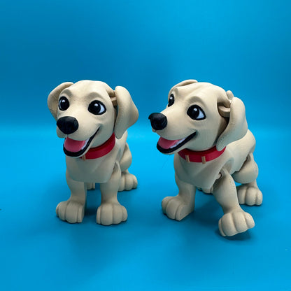 Cute Labrador Retriever Puppy 3D Printed Toy