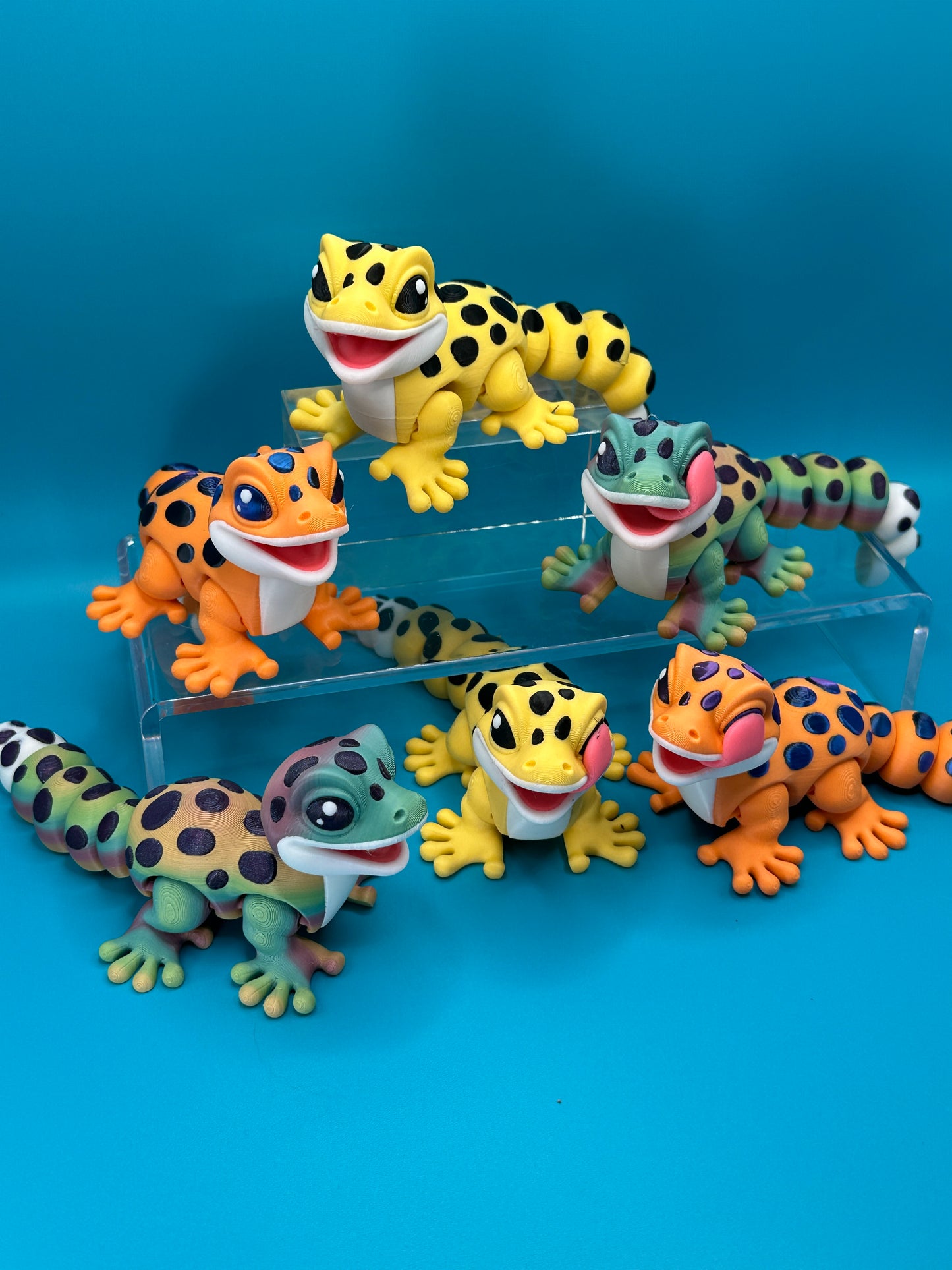 3D Printed Leopard Gecko Toy