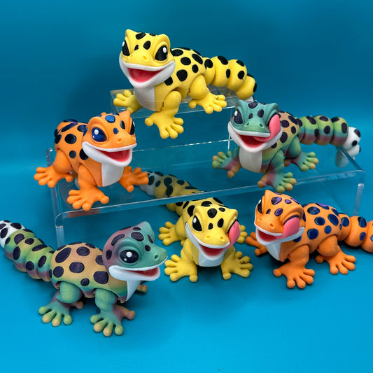 3D Printed Leopard Gecko Toy