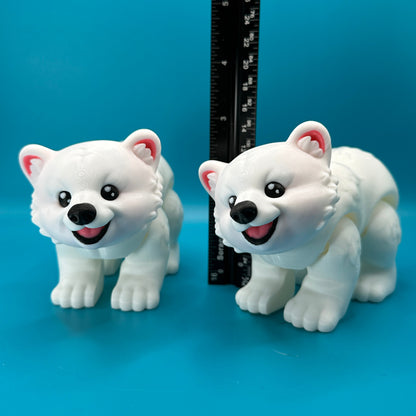 Baby Polar Bear Flexi | 3D Printed Animal