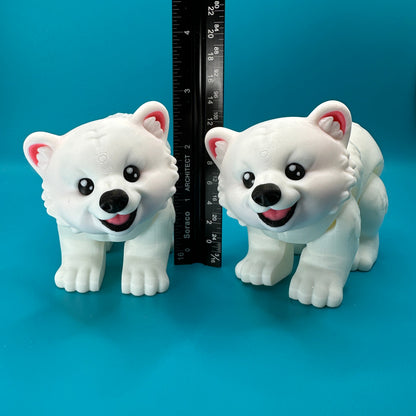 Baby Polar Bear Flexi | 3D Printed Animal