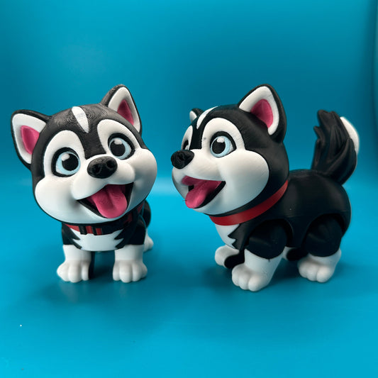 Chibi Style Huskie Dog Fidget Desk Toy