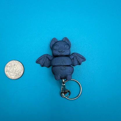 Flexi 3D Printed Bat Keychain