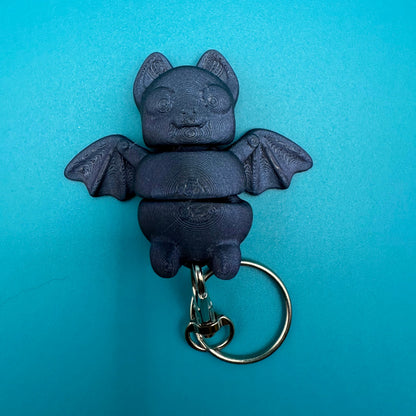 Flexi 3D Printed Bat Keychain