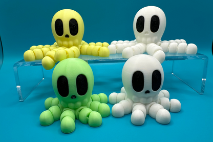 3D Printed Flexi Skull Octopus
