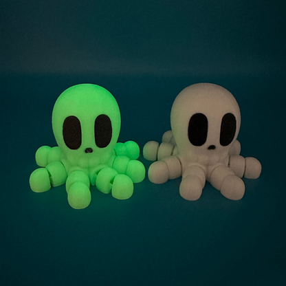 3D Printed Flexi Skull Octopus