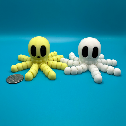 3D Printed Flexi Skull Octopus