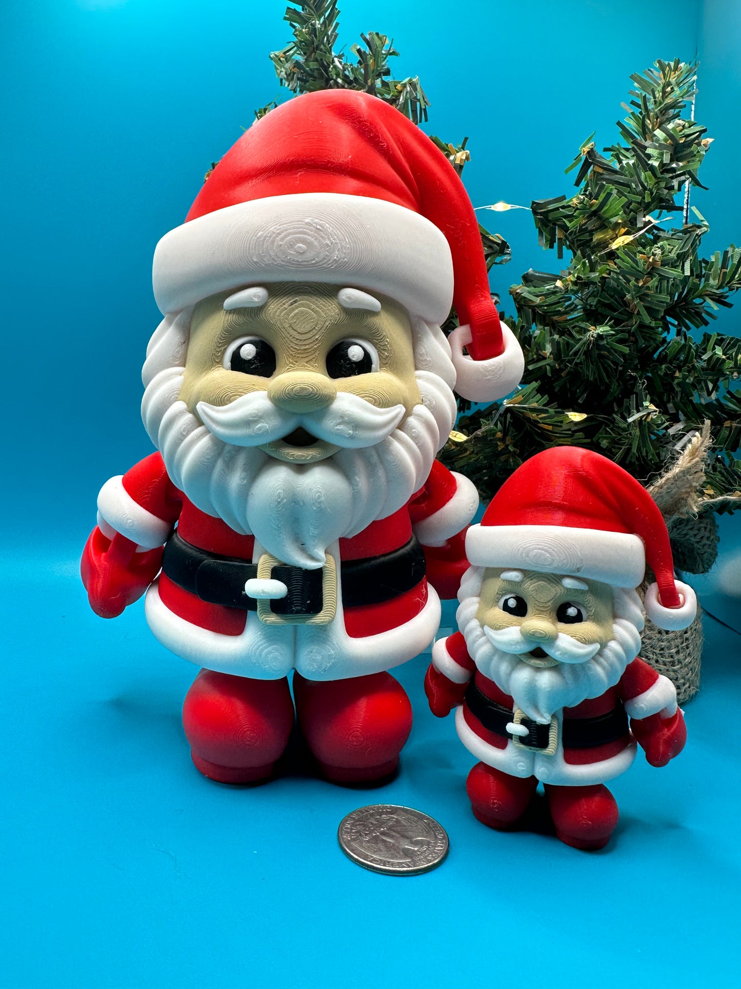 3D Printed Flexi Santa