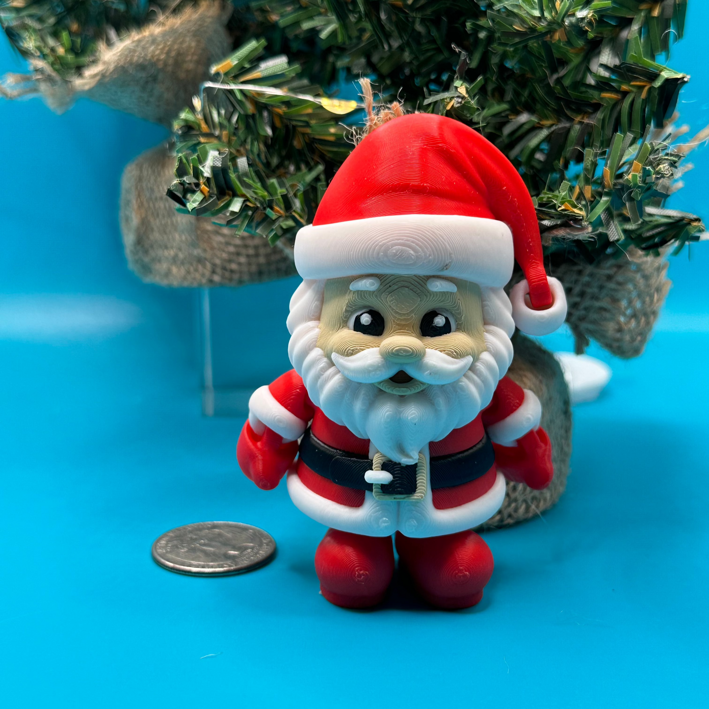3D Printed Flexi Santa