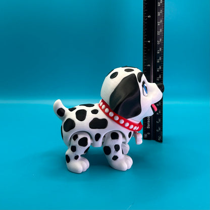 Articulating Dalmatian Dog Fidget