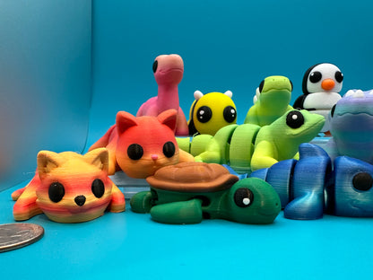 3D Printed Cute Baby Flexi Animal