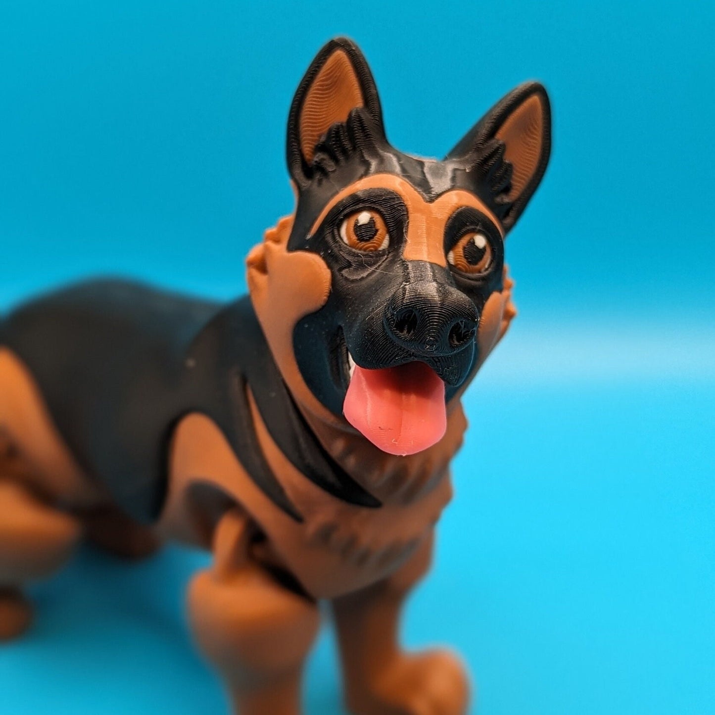 Articulating German Shepherd 3D Printed Toy