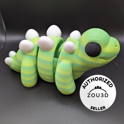 Large-Scale Flexible Baby Stegosaurus | Big Dinosaur | Chubby Dino | Zou3d