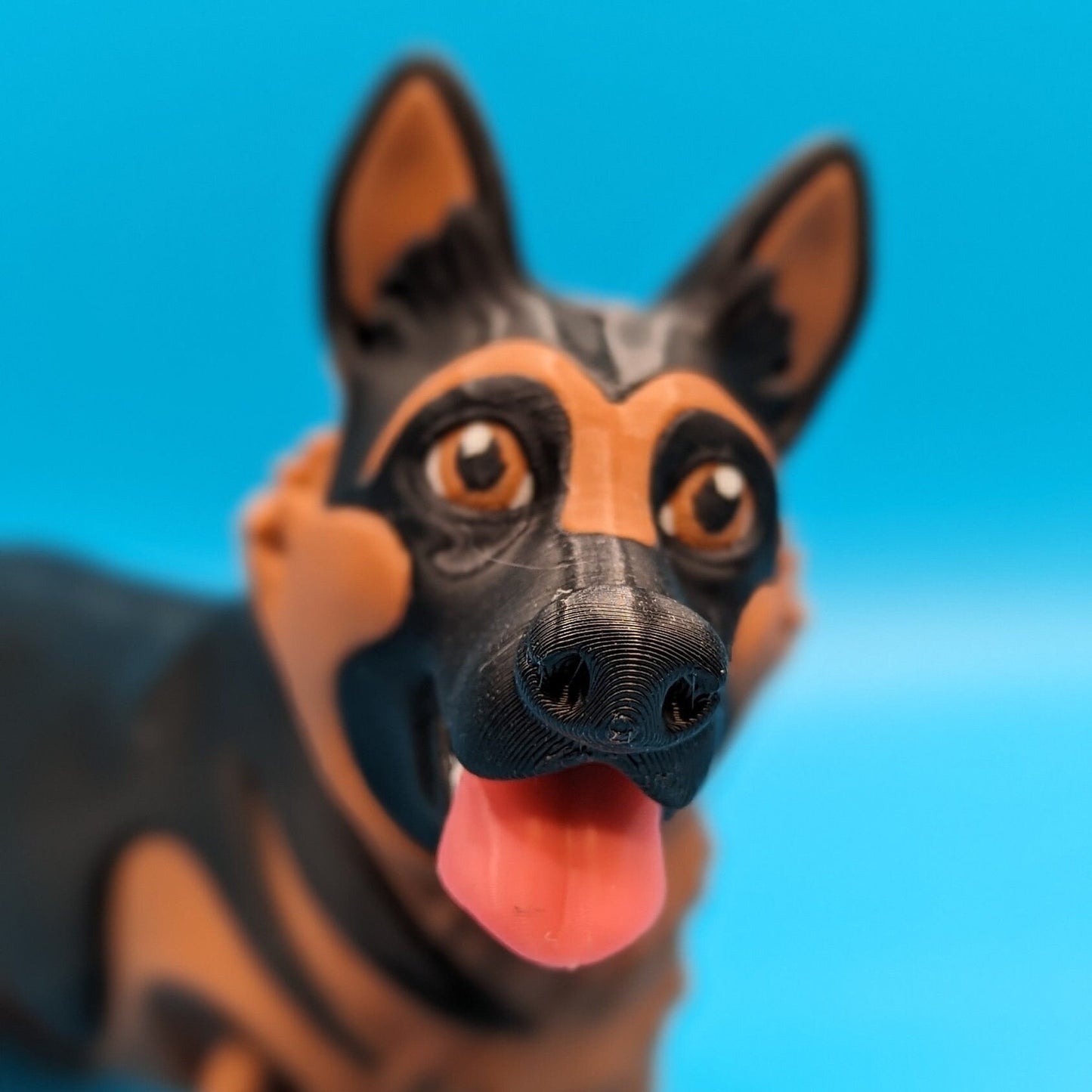 Articulating German Shepherd 3D Printed Toy