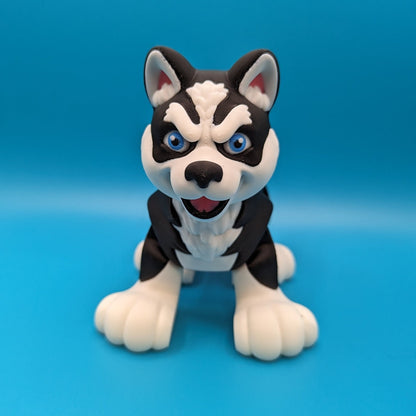 Articulating Husky 3D Printed Toy