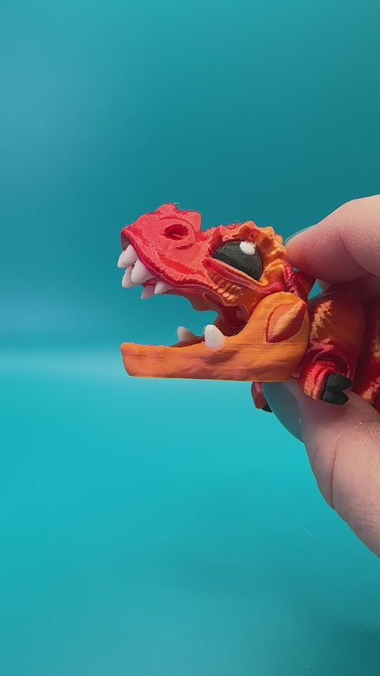 X-Treme Snap T-Rex | 3D Printed Dinosaur