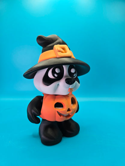 Halloween Pumpkin Panda Fidget Desk Toy